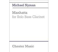 Nyman: Manhatta (For Solo Bass Clarinet). Partitions pour Clarinette Basse