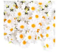 Nymora 200 Stück DIY-Gänseblümchen Deko, 4 cm Durchmesser Streudeko Frühling, Daisy Kostüm Tischdeko Streublumen für Handwerk und Home Möbel