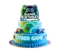 Nymora Topper Torta Videogioco, Topp the Cake - Decorazione Torta Gioco per Compleanno Bambini | Gioco Topp the Torta