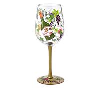 NymphFable Calici da Vino Uva Viola Dipinta a Mano Bicchieri da Cocktail 15oz Bicchiere Vino Regali Personalizzati