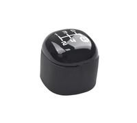 Nymzooi Pomello del cambio per auto Pomello del cambio con leva per Fiat per Panda dal 2012-nero 5 marce in plastica nera Leva a