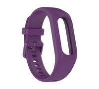 NYPTS Cinturini sportivi in silicone compatibili con Vivosmart 5 Smart Bands Accessori for orologi Cinturino di ricambio con fibbia in metallo Adatto for l'uso quotidiano(Purple)
