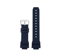 NYPTS Cinturino sportivo in gomma impermeabile compatibile con GM-2100 GM-S2100 GA-2100 GM-5600/GA5600 Accessori for orologi in silicone adatti for l'uso quotidiano(Blue silver)