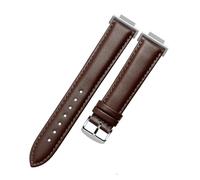 NYPTS Compatibile con DW5600 GW-M5610 GA-2100 Cinturino in Pelle Bracciale 16mm Nero Adatto for l'uso Quotidiano(Style B Brown-Silver)