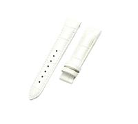 NYPTS Compatibile con il cinturino in pelle T035 Compatibile con il cinturino dell'orologio T03627A Adatto for l'uso quotidiano(White-No Buckle,18mm-Quartz)