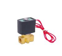 NYRXRYTCA Elettrovalvola for Acqua in Ottone Mini a 2 Vie a Comando Diretto, normalmente Chiusa, Serie PU PU-04/05/06, Filettatura BSP, Bobina G1/4 W11011(NBR-220V-PU-04)