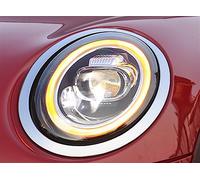 NYSAASDST Auto Paralume Trasparente 2PCS Auto Fari A Led Per Mini F56 F55 F57 2014-2020 Automotive Testa Della Lampada Drl Obiettivo Del Di Segnale(NORMAL)