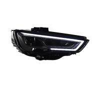 NYSAASDST Auto Paralume Trasparente 2pcs Faro Anteriore Dell'automobile Per A3 Led Per Matrix 2013-2016 Styling Fari Automobilistici Con Gruppo Lenti Indicatori Di Direzione Dinamici(Halogen)
