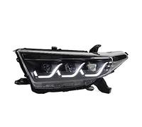 NYSAASDST Auto Paralume Trasparente Per Toyota Per Highlander 2013-2019 Testa Della Lampada Fari A Led Drl Segnale Di Girata High Beam Angel Eye Lente Del 2pcs