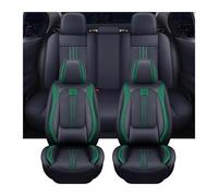 NYSAASDST Copri-Sedile Auto Per Alfa Per Romeo Per Giulia Coprisedili Auto Universali In Pelle Impermeabili Set Completo(VERDE)