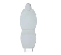 NYSAASDST Coprisedili per auto Accessori Per Decorare Interni Modificati Per Auto Per Tesla Per Modello 3 /Y Coprisedile Imbottito In Flanella Cuscino Caldo E Aderente(BIANCO)