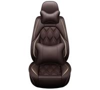NYSAASDST Coprisedili per auto Coprisedile Per Auto In Pelle 5 Posti Per Tutti I Modelli Per A6L R8 Q3 Q5 Q7 S4 RS TT Per Quattro A7 A8 A3 A4 A5 Accessori Auto(Coffee pillow)