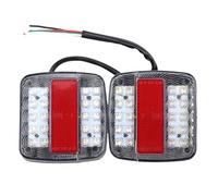 NYSAASDST Freccia Specchietto Laterale Led 1 Paio Luci Posteriori Rimorchio Fanale Posteriore Sinistro Destro Luci Di Arresto Freno Camion Indicatori Di Direzione Lampade Targa Luci Furgone(BIANCO)
