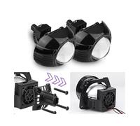 NYSAASDST Freno Posteriore Faro Anteriore Bi-LED 30 Pollici 100W 6000K Proiettore Bianco H4 H7 9005 9006 Adattatore Montaggio Lampada Bi-LED Per Toyota 12V(RHD with Black Mask)