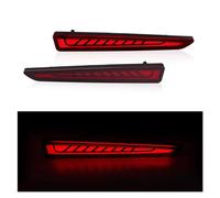 NYSAASDST Freno Posteriore Luce Paraurti Posteriore Per Toyota Per Raize Indicatore Direzione Dinamico LED Lampada Avvertimento Freno Riflettore 12V Accessori(Red A)