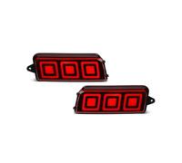NYSAASDST Freno Posteriore Riflettore paraurti a LED per auto per Jeep per Grand per Cherokee 2005-2010 luce freno posteriore luce di direzione dinamica(B)