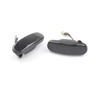 NYSAASDST Indicatore Laterale Per Fiat Per Grande Per Punto 199 Per Linea Per Multipla 186 Indicatore Di Direzione Laterale A LED Dinamico Spia Specchietto Retrovisore(Smoked)