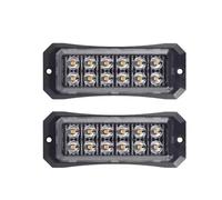NYSAASDST Indicatore Laterale Spia Luminosa Di Segnalazione Laterale Per Camion Da 12 V-24 V Per Auto, Camion, Rimorchio, Camion, Trattore, Furgone Spia Specchietto Retrovisore(12 LED White)