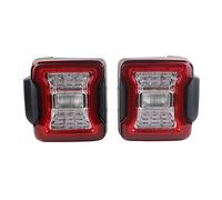 NYSAASDST Luce Rossa Coda Dell'automobile Per Jeep Per Wrangler JK 2007-2017 DRL Freno Di Retromarcia Indicatori Direzione Posteriori Lampada Montaggio Fumo Luci Lampada Freno(Rosso)