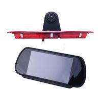 NYSAASDST Terzo Stop Telecamera Retromarcia LED Luci Stop Per Transit Van 15-20 Retromarcia Parcheggio+monitor Da 7'' Guida Visione Notturna Infrarossi Freno Alta Luce(B)