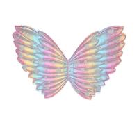 NYSBH - Ali da principessa delle fate per bambini, a strato singolo, ali da angelo per feste in costume