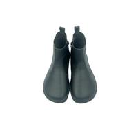 NYSBH Chelsea Barefoot Autunno Primavera Stivali con Fodera in Pelle Interno per Donna Zero Drop Suola Leggero Più Largo Toe Box, Nero , 39 2/3 EU