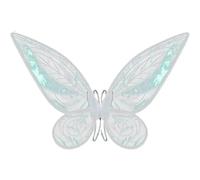 NYSBH - Costume da donna a forma di ali di farfalla, da principessa, ali d'angelo, per Halloween, feste, travestimenti