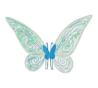 NYSBH - Costume da donna a forma di ali di farfalla, da principessa, ali d'angelo, per Halloween, feste, travestimenti