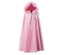 NYSBH - Mantello lungo per bambine da 3 a 10 anni, mantello da principessa delle fate, costume per Halloween, Natale, festa di compleanno, vestiti per bambini