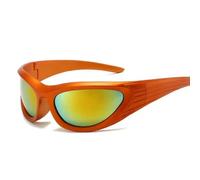 NYSBH Occhiali da sole da donna Punk Occhiali da sole ovali unici occhiali da sole da uomo occhiali da sole occhiali da sole occhiali colorati, 4