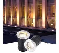 NYSCR Lampada paesaggistica a LED IP67 Impossibile sepoltura Esterna sepolta a Bassa Tensione Spotlight con Angolo Regolabile di 15 ° per Il Cortile da Giardino AC 24 V Luce di Terra (Blu 15W)