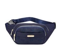 NYSDM 1 Marsupio Donna Casual Colore Hip Strap Larghezza Spalla Petto Borsa Tutto abbinato a Crossbody, Blu