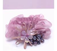 NYSDM Acrilico Fiore Fascia Per Capelli Elegante Corda Coda di Cavallo Gomma Scrunchie Accessori Accessori para el cabello