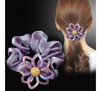 NYSDM Acrilico Fiore Fascia Per Capelli Elegante Corda Coda di Cavallo Gomma Scrunchie Accessori Accessori para el cabello