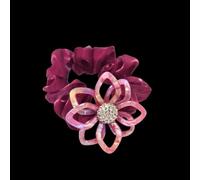 NYSDM Acrilico Fiore Fascia Per Capelli Elegante Corda Coda di Cavallo Gomma Scrunchie Accessori Accessori para el cabello