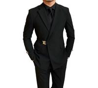 NYSDM Autunno Aderente Nero Bianco Smart Casual Giacca Da Sposa Donna Slim Fit Elegante Chic Designer Di Lusso Vestiti, Nero , L