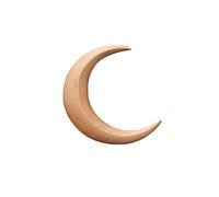 NYSDM Bastoncini per capelli a forma di luna in legno semplici intagliati a mano forchette a mezzaluna in legno per le donne pettine lungo accessori alla moda