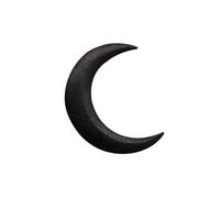 NYSDM Bastoncini per capelli a forma di luna in legno semplici intagliati a mano forchette a mezzaluna in legno per le donne pettine lungo accessori alla moda