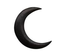 NYSDM Bastoncini per capelli a forma di luna in legno semplici intagliati a mano forchette a mezzaluna in legno per le donne pettine lungo accessori alla moda
