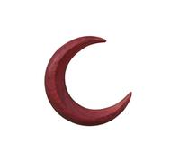 NYSDM Bastoncini per capelli a forma di luna in legno semplici intagliati a mano forchette a mezzaluna in legno per le donne pettine lungo accessori alla moda