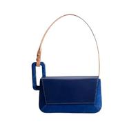 NYSDM Borsa a tracolla da donna di nicchia alla moda geometrica acrilica blocco colore patchwork borsa ascellare compatta alla moda, A6