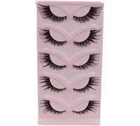 NYSDM - Ciglia finte oblique, volpe volpe volante, collezione naturale di spessore, ciglia allungate