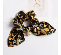 NYSDM Fasce elastiche per capelli con fiocco in chiffon per donne ragazze elastici per capelli in tinta unita fascia cravatte coda di cavallo accessori