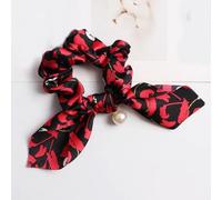 NYSDM Fasce elastiche per capelli con fiocco in chiffon per donne ragazze elastici per capelli in tinta unita fascia cravatte coda di cavallo accessori
