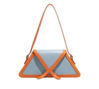 NYSDM Lusso Designer Pannelli Trapezoidale Ascellare Bag Donna Trendy Borse A Spalla Ascella Borse Lady Moda Borse, blu cielo