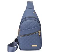 NYSDM Marsupio da donna Casual Colore Hip Strap Larghezza Spalla Petto Spalla Crossbody può contenere piccoli oggetti, Blu