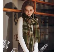 NYSDM Moda Donna Stile Scozzese Tartan Sciarpa Calda Plaid Morbido Lungo Scialle Avvolgente Natale San Valentino Fidanzata Moglie Mamma