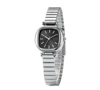 NYSDM - Orologio da polso al quarzo, da donna, quadrato, regolabile, cinturino in acciaio inox, alla moda, regalo di lusso, Slbk