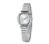 NYSDM - Orologio da polso al quarzo, da donna, quadrato, regolabile, cinturino in acciaio inox, alla moda, regalo di lusso, Slwh
