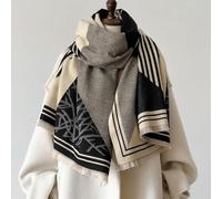 NYSDM Sciarpa in Cashmere da Donna, Invernale, Pashmina, Scialli e Stole, da Donna, Spessa, Calda, alla Moda, a Quadri
